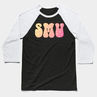 Copy of SMU Muted Ombre Stars Baseball T-Shirt